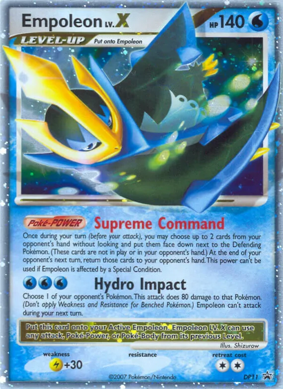 Empoleon LV.X #DP11 – Diamond and Pearl Promos