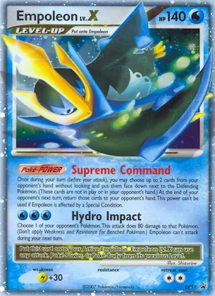 Empoleon LV.X #DP11 – Diamond and Pearl Promos