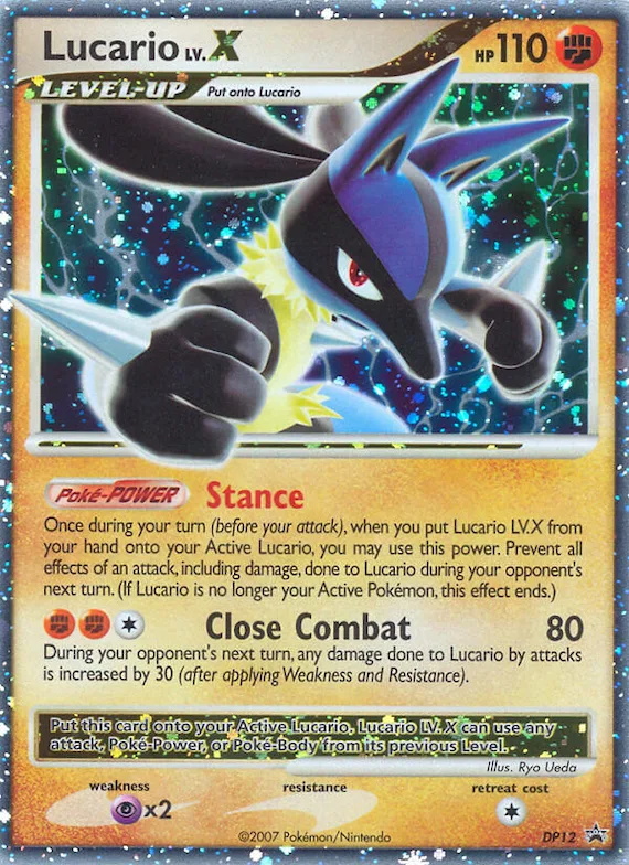 Lucario LV.X #DP12 – Diamond and Pearl Promos