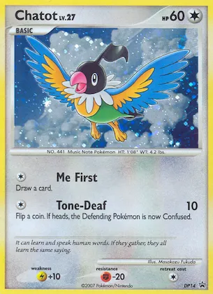 Chatot #DP14 – Diamond and Pearl Promos