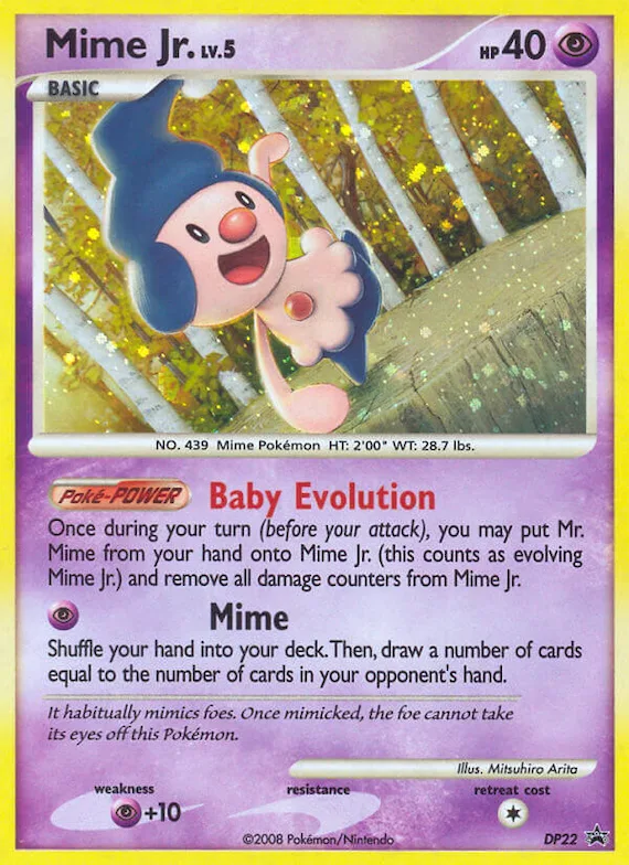Mime Jr. #DP22 – Diamond and Pearl Promos