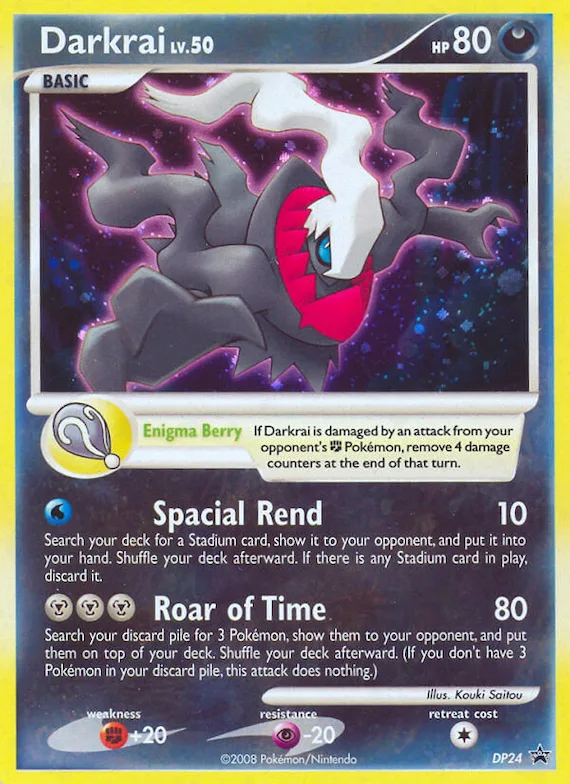 Darkrai #DP24 – Diamond and Pearl Promos