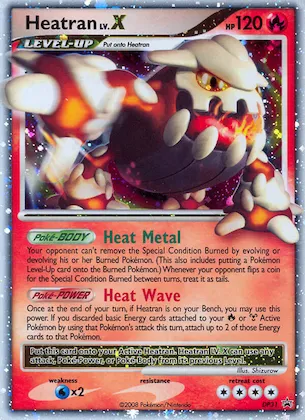 Heatran LV.X #DP31 – Diamond and Pearl Promos