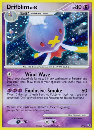 Drifblim #DP34 – Diamond and Pearl Promos