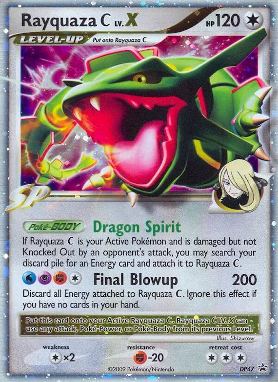 Rayquaza C LV.X #DP47 – Diamond and Pearl Promos