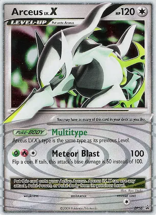 Arceus LV.X n° DP56 – Promo DP