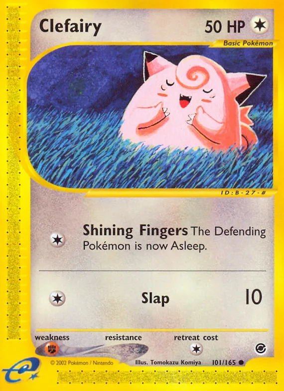 Clefairy #101 – Expedition Base Set