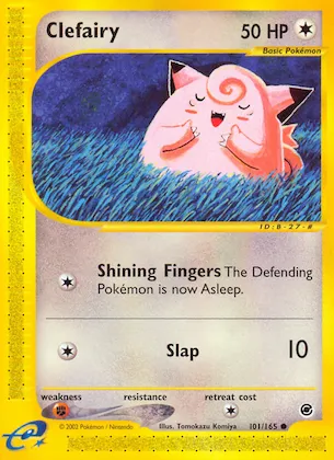Clefairy #101 – Expedition Base Set
