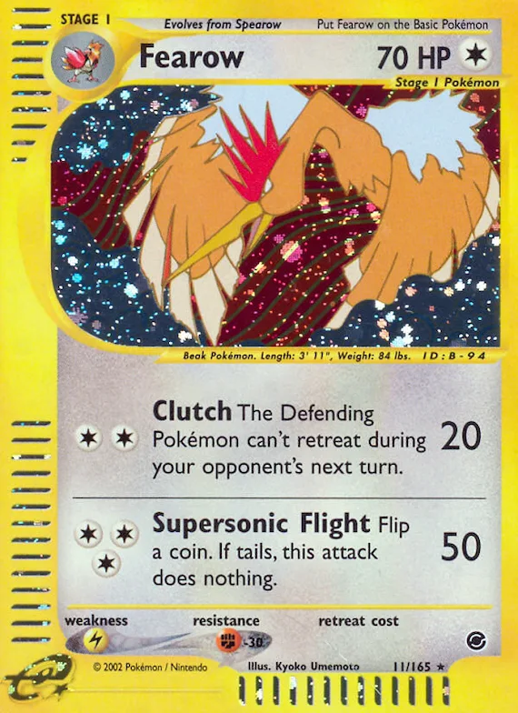 Fearow #11 – Expedition Base Set