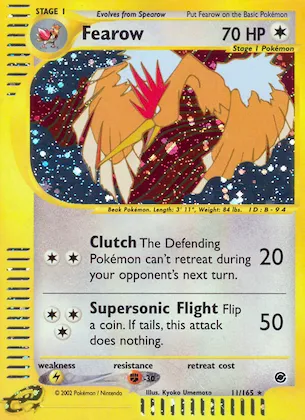 Fearow #11 – Expedition Base Set