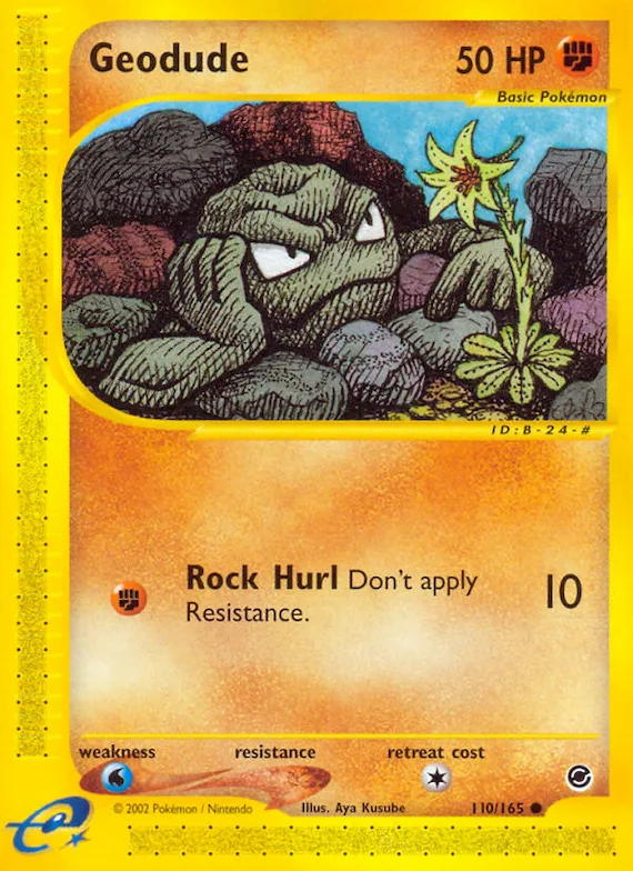 Geodude #110 – Expedition Base Set