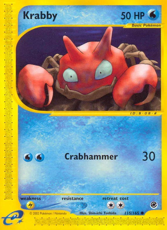 Krabby #115 – Expedition Base Set