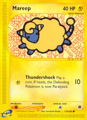 Mareep #119 – Expedition Base Set