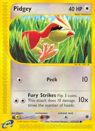 Pidgey #123 – Expedition Base Set