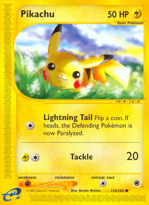 Pikachu #124 – Expedition Base Set
