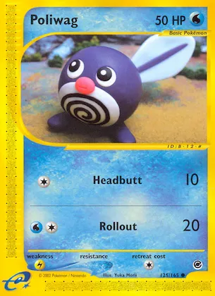 Poliwag #125 – Expedition Base Set