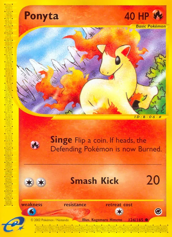 Ponyta #126 – Expedition Base Set