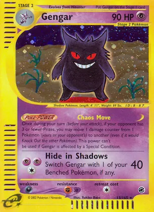 Gengar #13 – Expedition Base Set