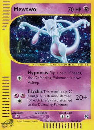 Mewtwo #20 – Expedition Base Set