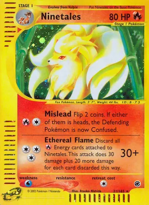 Ninetales #21 – Expedition Base Set