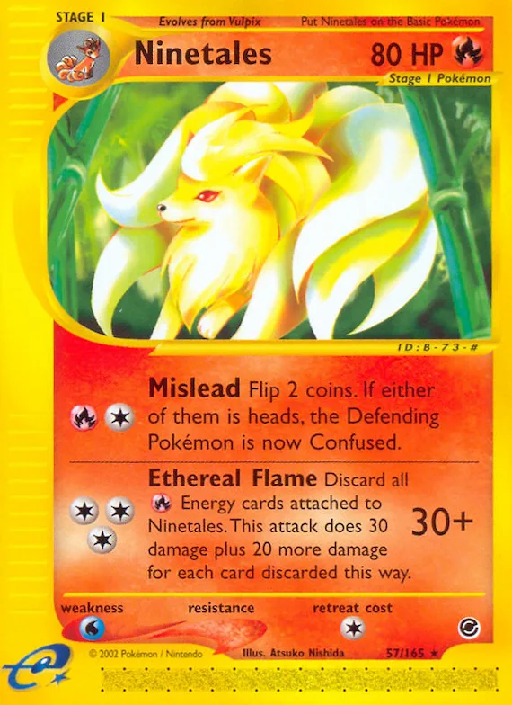 Ninetales #57 – Expedition Base Set