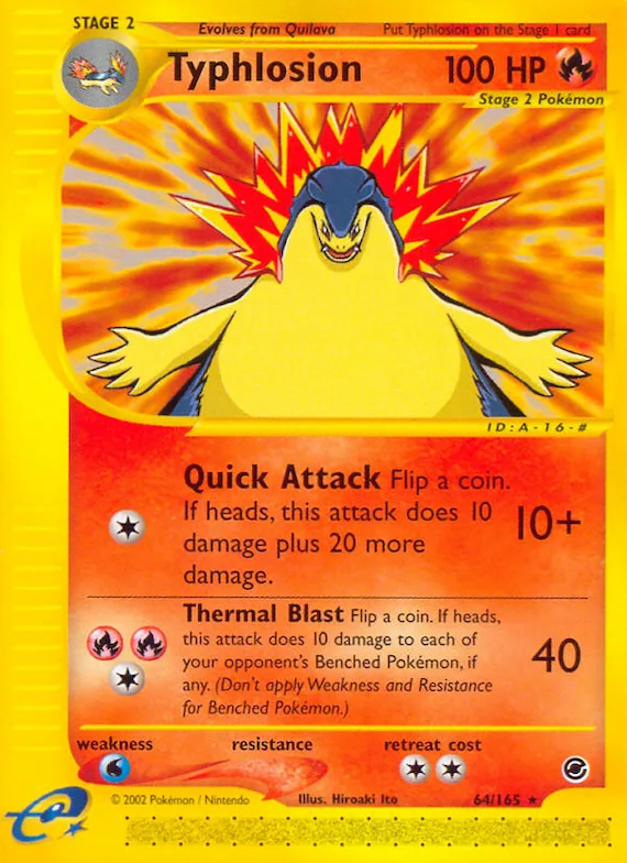 Typhlosion #64 – Expedition Base Set