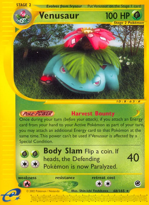 Venusaur #68 – Expedition Base Set