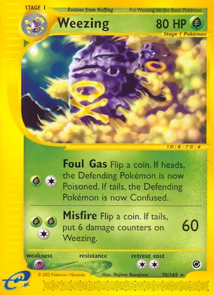 Weezing #70 – Expedition Base Set