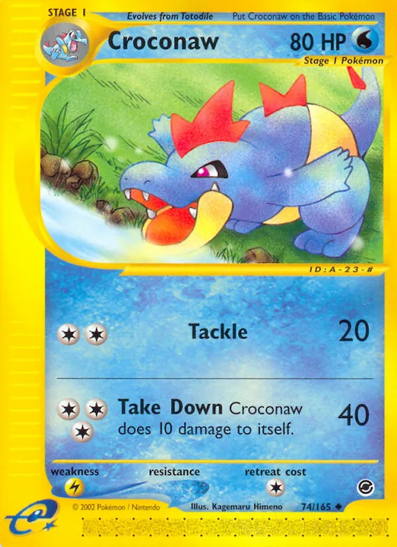 Croconaw #74 – Expedition Base Set