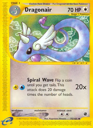 Dragonair #75 – Expedition Base Set