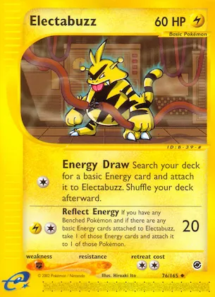 Electabuzz #76 – Expedition Base Set