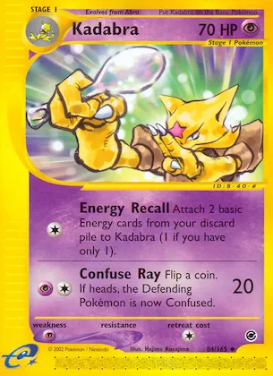 Kadabra #84 – Expedition Base Set