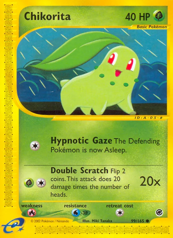 Chikorita #99 – Expedition Base Set