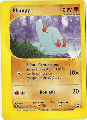 Phanpy n° 100 – Aquapolis