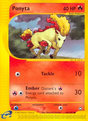 Ponyta #102 – Aquapolis