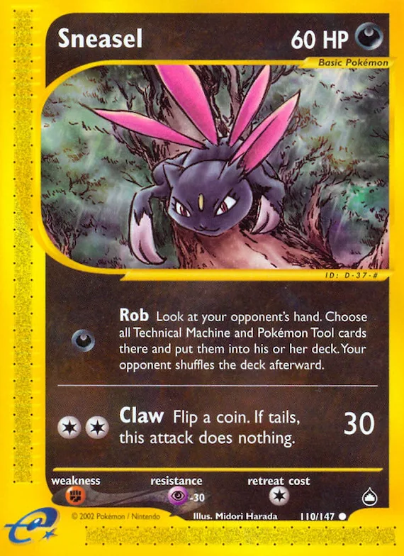 Sneasel #110 – Aquapolis