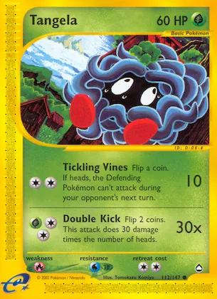 Tangela #112 – Aquapolis