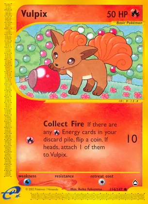 Vulpix #116 – Aquapolis