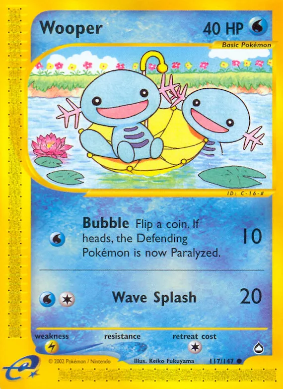 Wooper #117 – Aquapolis