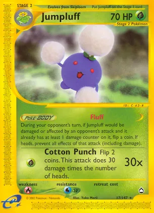 Jumpluff #17 – Aquapolis
