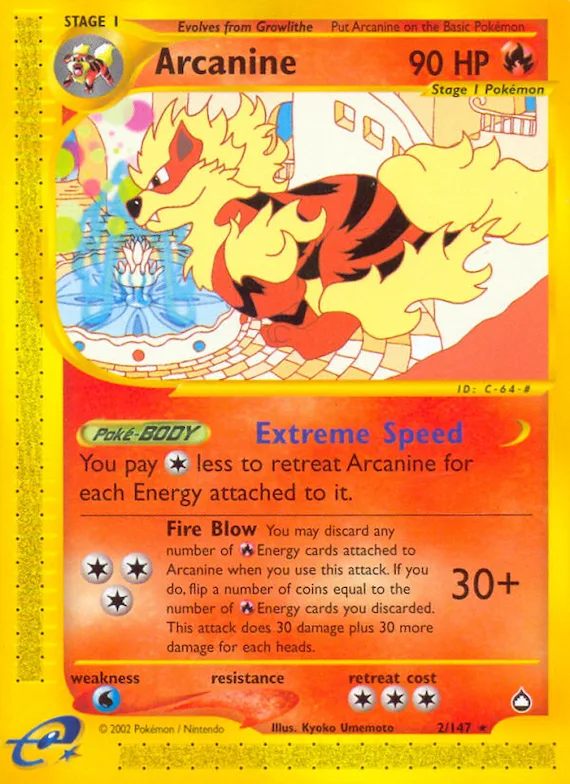 Arcanine #2 – Aquapolis