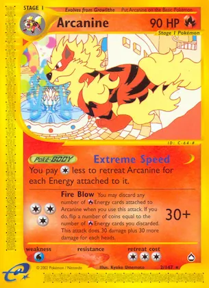 Arcanine #2 – Aquapolis