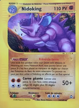 Nidoking n° 24 – Aquapolis