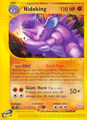 Nidoking #24 – Aquapolis