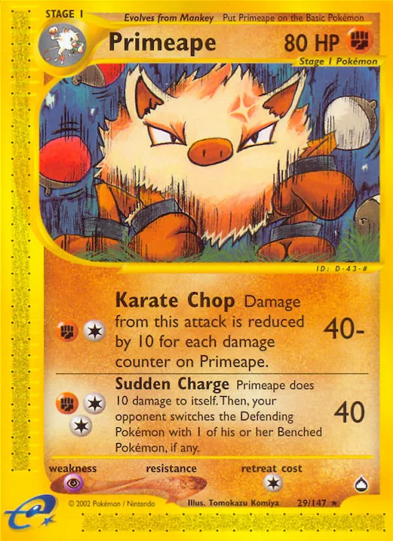 Primeape #29 – Aquapolis
