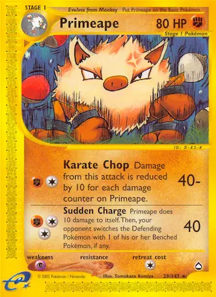 Primeape #29 – Aquapolis
