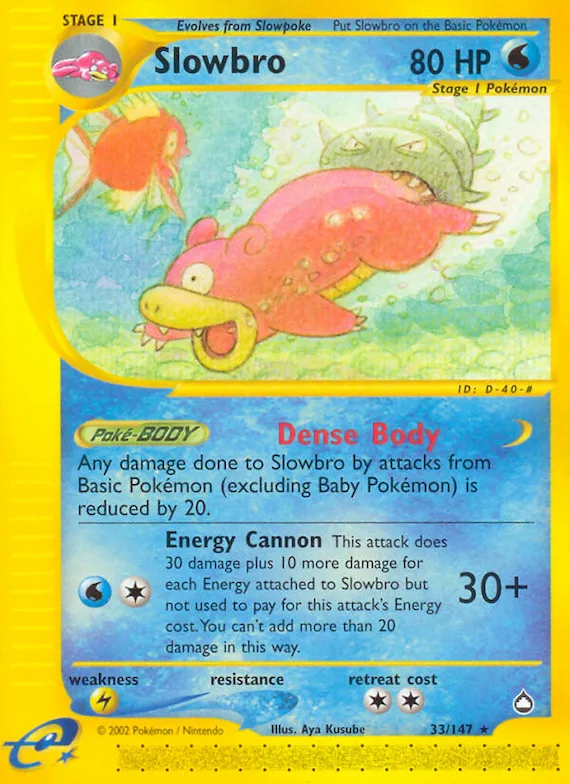 Slowbro #33 – Aquapolis
