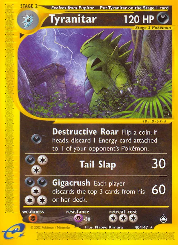 Tyranitar #40 – Aquapolis