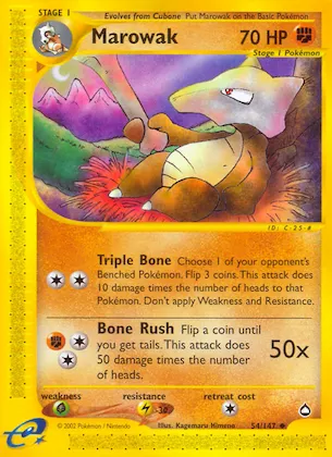 Marowak #54 – Aquapolis