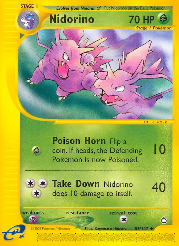 Nidorino #55 – Aquapolis